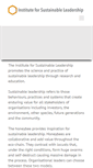 Mobile Screenshot of instituteforsustainableleadership.com